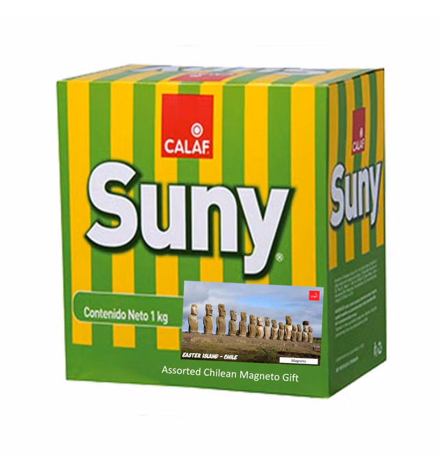 Suny Calaf From Chile Caluga Crema Manjar Traditional Chilean Candy 1 Kilo (2.2 Lb)
