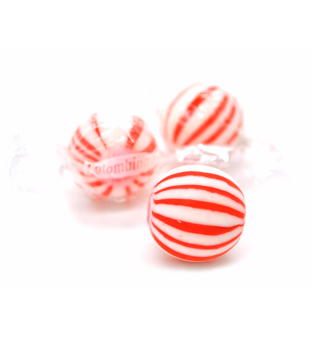 SweetGourmet Jumbo Peppermint Candy Balls | Hard Candy | 1.5 Pounds