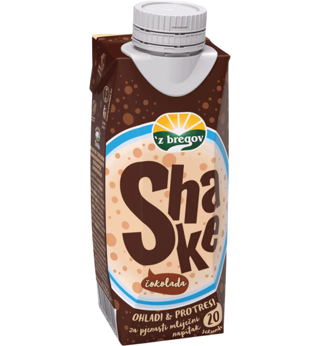 'z bregov, UHT Milkdrink Shake Chocolate 235ml (Prisma)