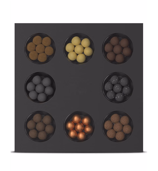 LAKRIDS BY BÜLOW - Selection Box - 13.2 OZ - Danish Licorice Gift Box with Chocolate Coated Licorice Balls Produced in Denmark