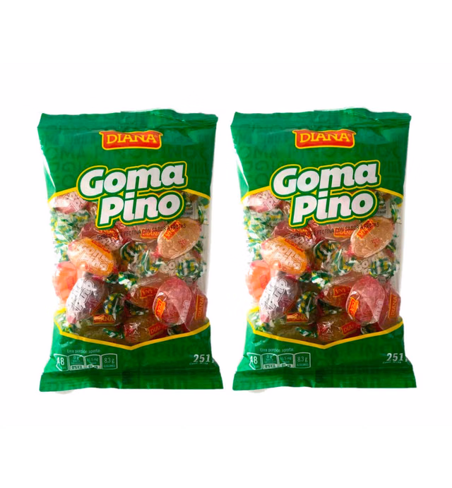 Diana Goma Pino (Gomitas), 251 Gr - 2 Pack
