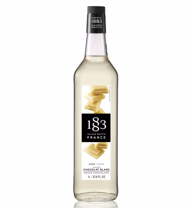 1883 Maison Routin - White Chocolate Syrup - Glass Bottle - 1 Liter