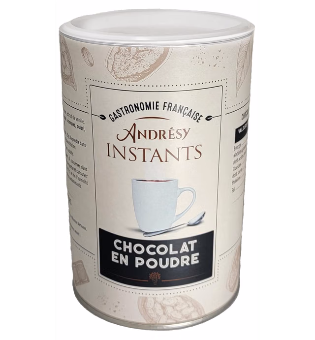 Les Confitures a L'ancienne Instant Chocolate in Can 2.2lbs (1kg)