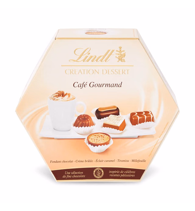Lindt Creation Dessert, Assorted Chocolate Gift Ballotin 20 Count, 193grams