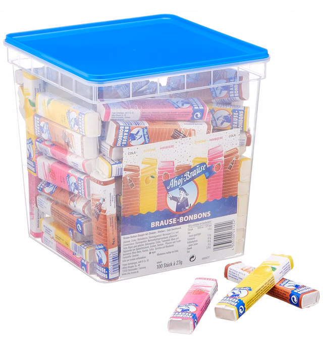 Frigeo Ahoj-Brause Brause-Bonbon-Stangen, 1er Pack (1 x 2.3 kg)