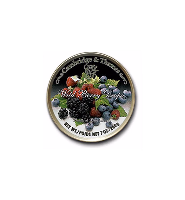 Cambridge & Thames WildberryFruit Drops 7oz (2 Cans)