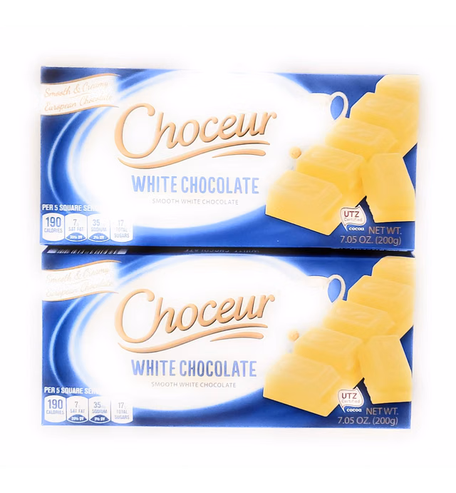Choceur White Chocolate -- Smooth White Chocolate(Pack of 2)