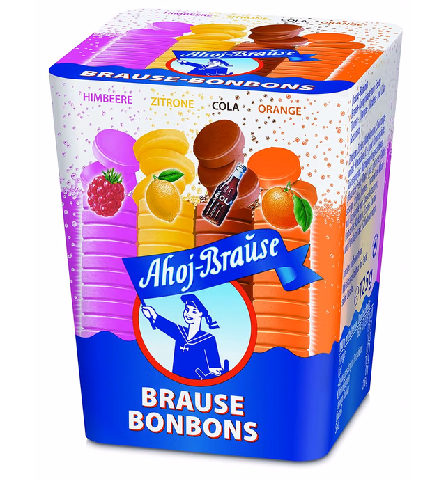 ONE box of Ahoj Brause Boxed candy - 125g / 4.4 oz