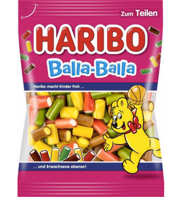 Haribo Balla-Bally Gummy Candy 175g/6.17oz