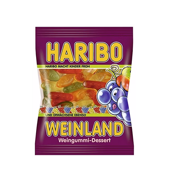 Haribo Weinland Gummi Candy -pack of 6 x 200g
