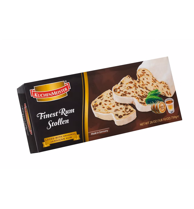 Kuchenmeister Rum Stollen in Gift Box, 26 Ounce