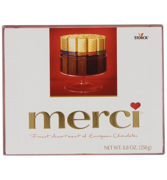 Merci European Chocolates, Assortment, 8.8-Ounce Boxes (Pack of 2)