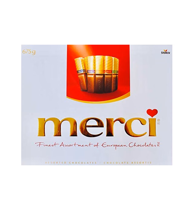 Merci Finest Assortment of European Chocolates. 675grams / 23.8 ounce Value pack. 54 pieces of individually wrapped Fine European Chocolates. (assorted 2-Pack)