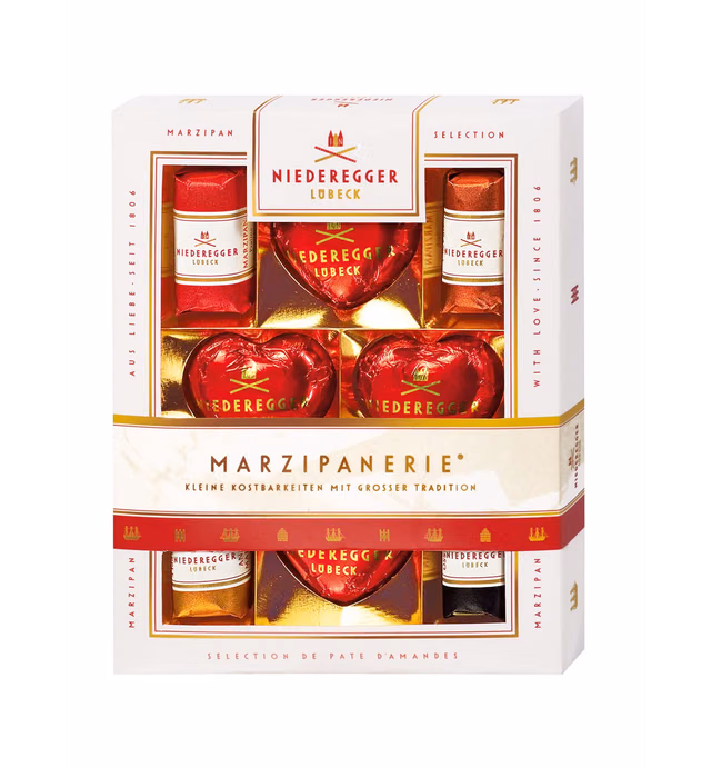Niederegger Lubeck Marzipanerie (100g/ 3.5 Oz) Assorted Marzipan-flavoured Chocolates