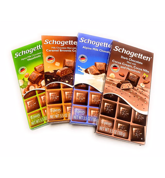 Schogetten German Chocolate Variety Pack (Bundle of 4)…