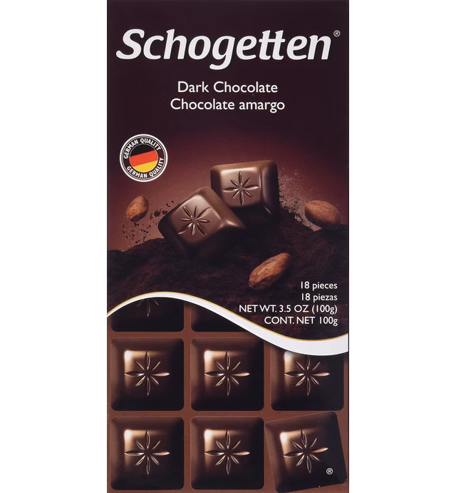 Schogetten German Dark Chocolate (Pack of 3)