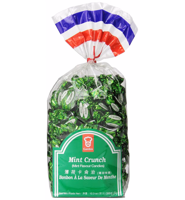 Garden Crunch Candy, Mint, 12.3 oz
