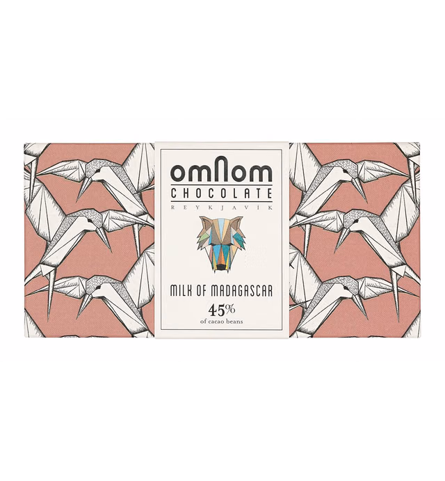 45% Milk of Madagascar - 60gr Icelandic Bean To Bar Chocolate by Omnom Chocolate
