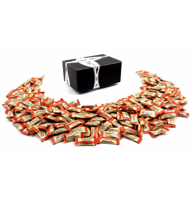 Chimes Orange Ginger Chews, 3 lb Bag in a BlackTie Box