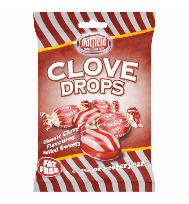 Oatfield Clove Drops -- 150g Bag