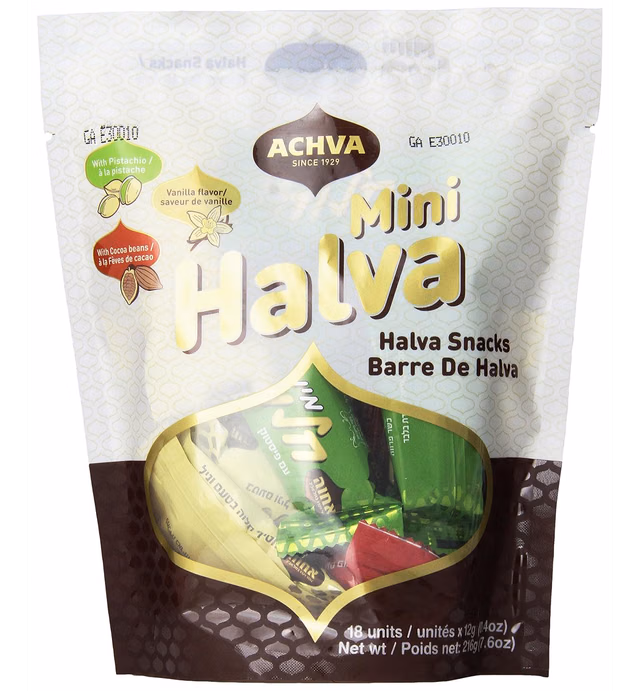 Achva Halva Mini Snack Bag, 7.6 Ounce