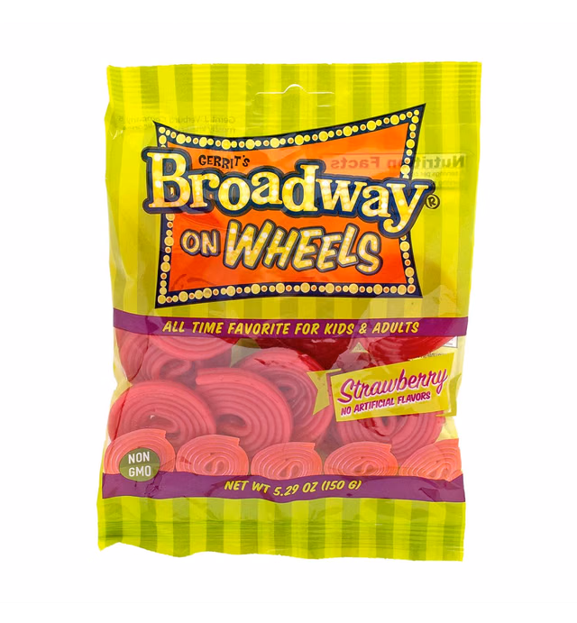 Broadway on Wheels Strawberry, 5.29 Ounce (Pack of 12)