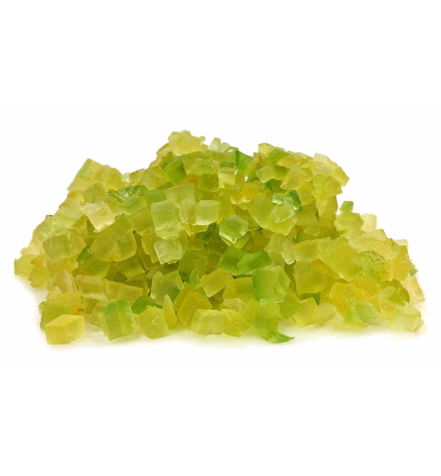 Hand Cubed Sicilian Candied Citron (Cedro) 12 Ounce Container Fresh Never Pre Packaged