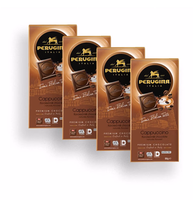 Perugina Milk Cappuccino bar, 3 Oz (Pack Of 4)