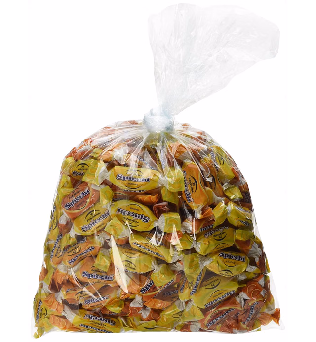 Perugina Sorrento Spicchi Candy 2.2 lb (35 ounces/ 1 kilo bag) Lemon, Orange and Tangerine flavors
