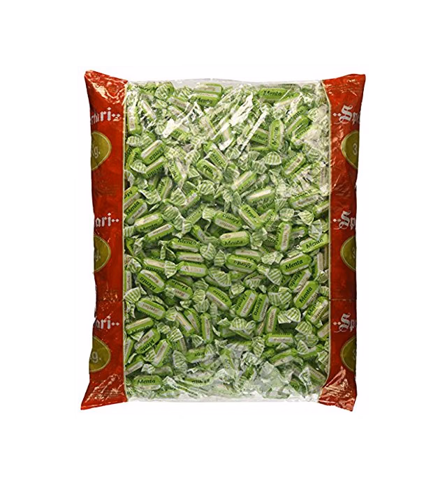Sperlari " Menta" Hard Boiled Mint Candy (6.6 Lbs | 3 x 1Kg Bags)