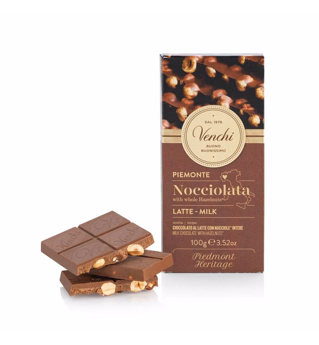Venchi Nocciolata Milk Chocolate Hazelnut Bar 3.52oz