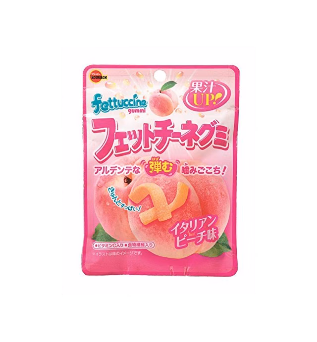 BOURBON Japan Fettuccine Gummy ITALIAN PEACH 50g
