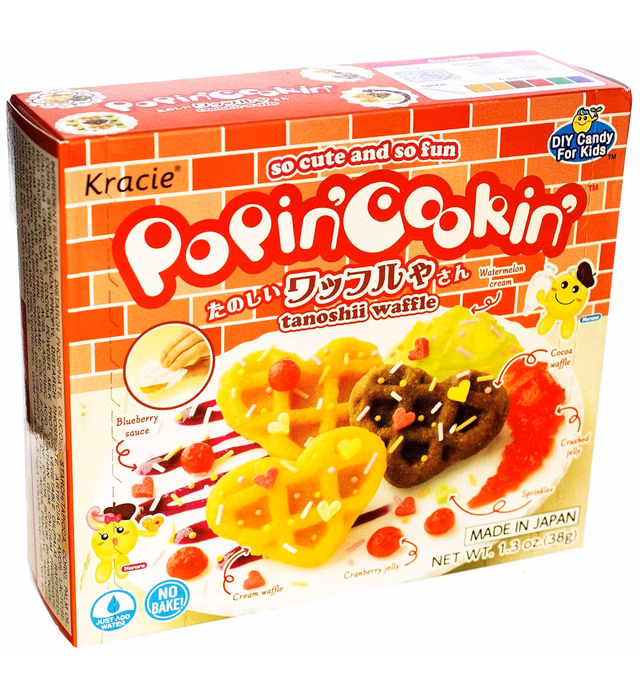 Kracie Popin Cookin DIY Candy Waffle Kit, 1.3 Ounce