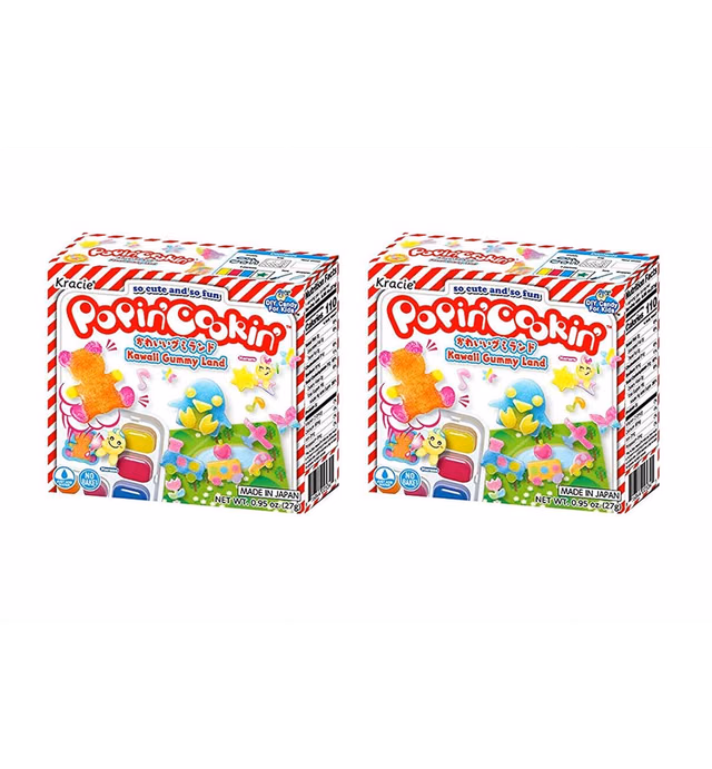 Kracie Popin Cookin Kawaii Gummy Land DIY Candy (2 Pack, Total of 1.9oz)