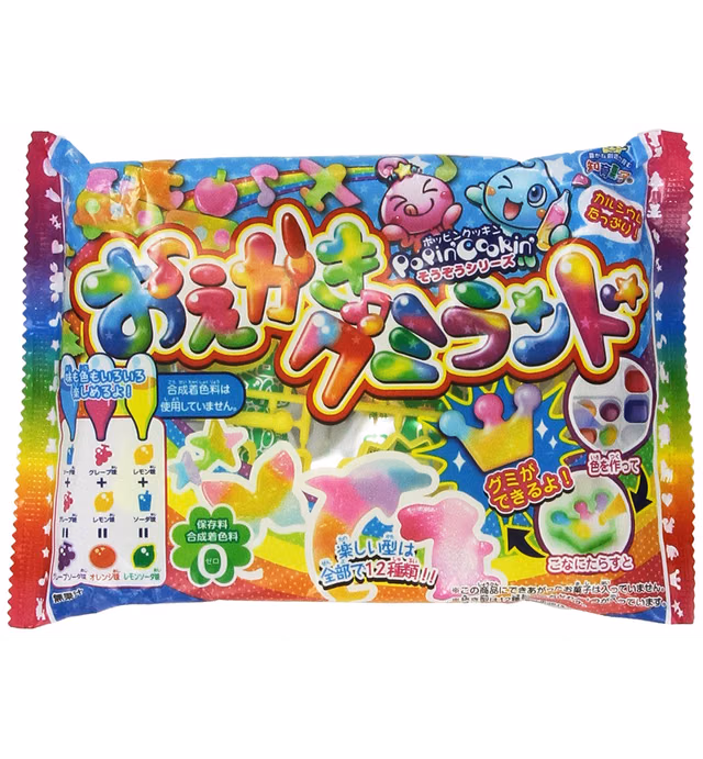 Kracie Popin' Cookin' DIY candy kit gummy animals