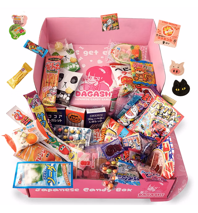 Japanese Candy box Assortment Snacks 55pcs