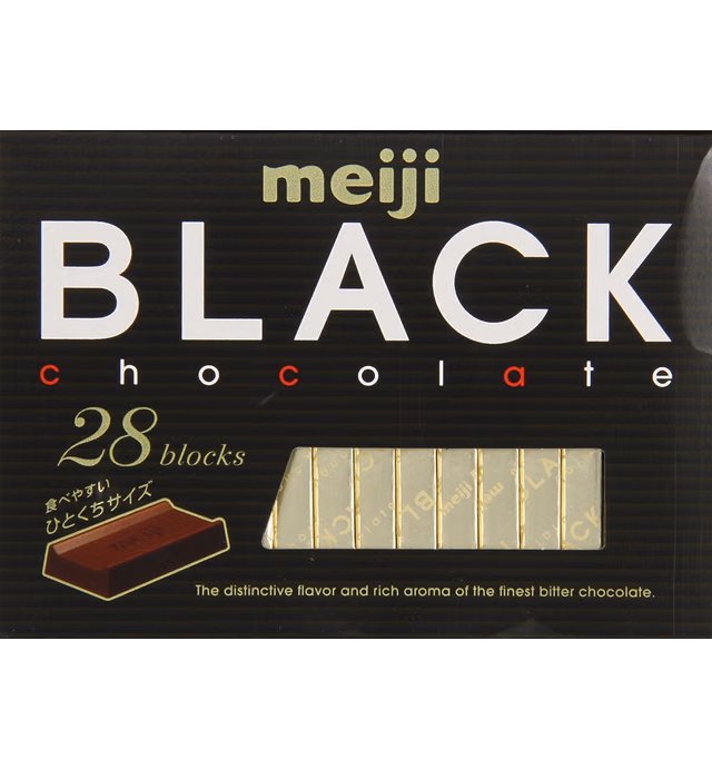 Meiji Black Chocolate, 4.58 Ounce