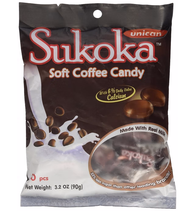 Unican Sukoka Soft Coffee Candy 3.20 oz