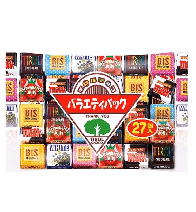 Tirol Cho-co Variety Pack 27pieces Japanese Various Taste Cho-co-rate Ninjapo