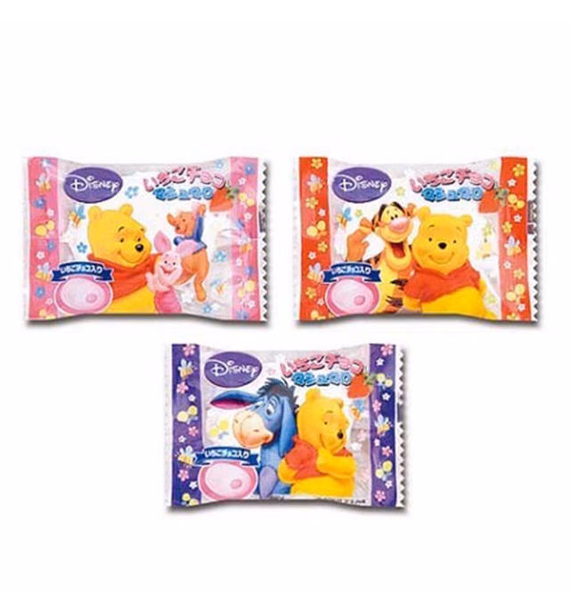 Winnie the Pooh Strawberry Cho-co-late Marshmallow 30 pcs Box Japanese Candy Ninjapo