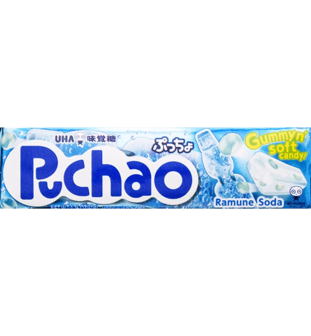 UHA Mikakuto Puchao Candy, Ramune, 1.76 oz