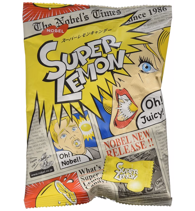 Nobel Super Lemon Hard Candy - 2.6 Oz