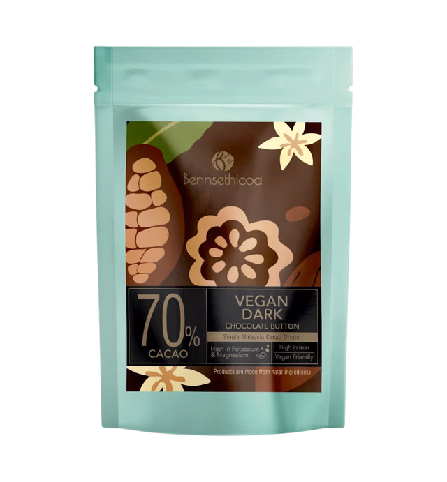 70% Malaysia Single Origin dark chocolate