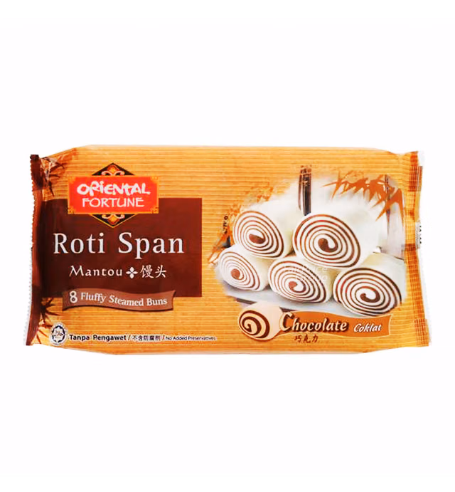 Oriental Fortune Frozen Mantou - Chocolate