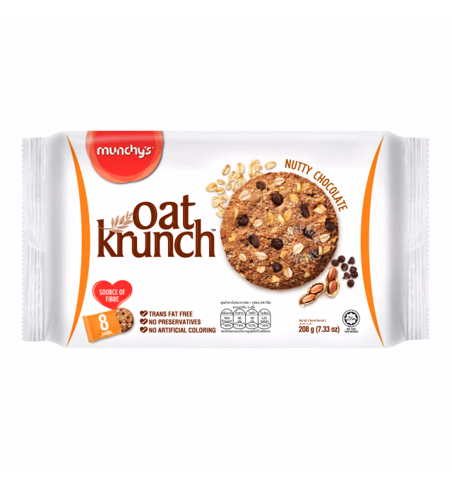 Munchy's Oat Krunch Crackers - Nutty Chocolate