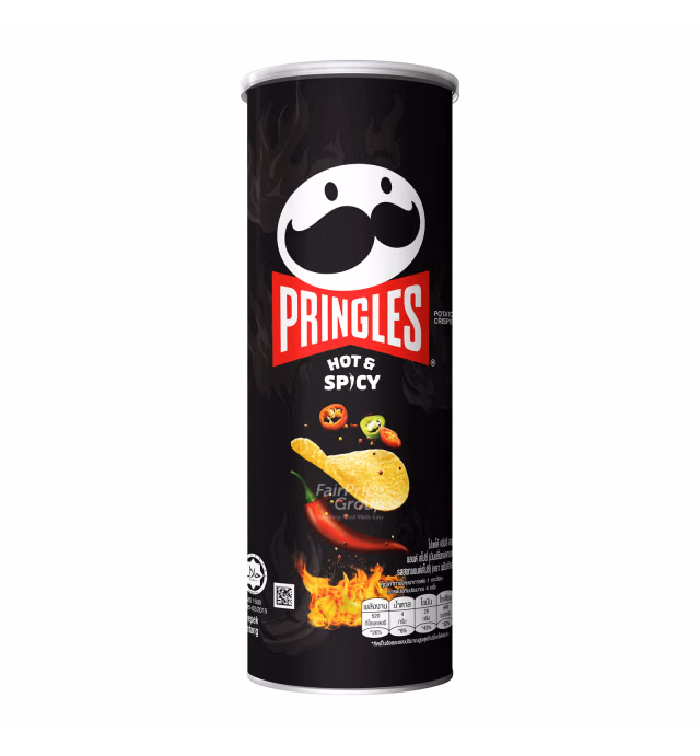 Pringles Potato Crisps - Hot & Spicy