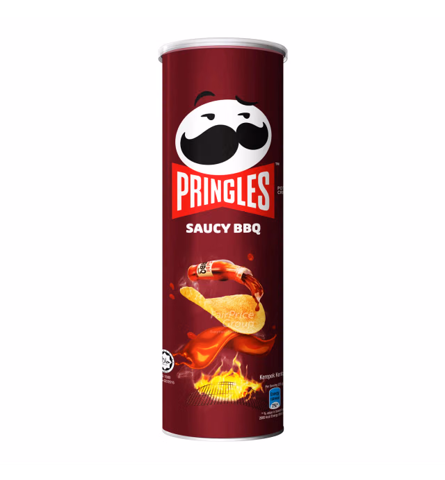 Pringles Potato Crisps - Saucy BBQ