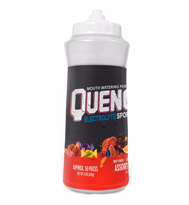 Quench Gum Bottle, New Variety Fruit, 8oz, 50 count