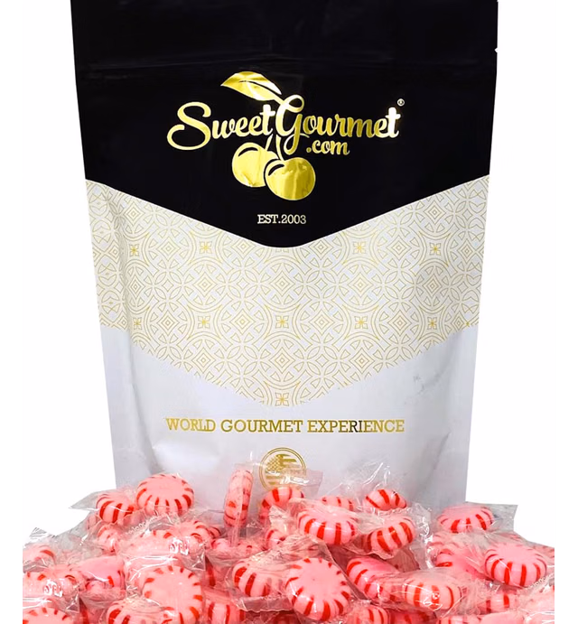 SweetGourmet Cinnamon-Mint Starlights Hard Candy | 1 Pound