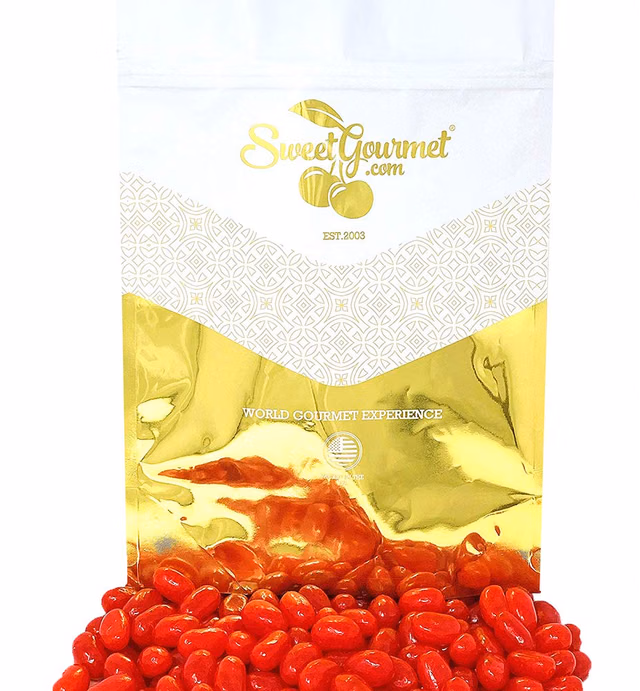 SweetGourmet Jumbo Cinnamon Jelly Beans | Spicy Candy Bulk | 5 Pounds
